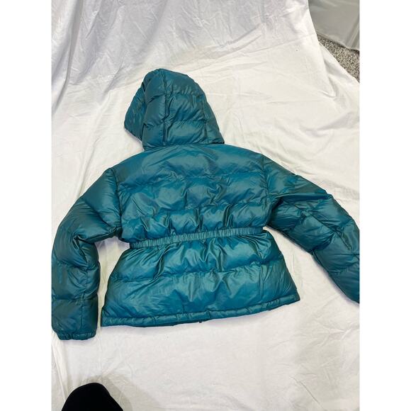 Nike Sportswear Girls Hooded‎ Jacket in Green, Mermaid Puffer Coat, Full Zip - Picture 9 of 9